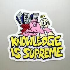 SUPREME KNOWLEDGE STICKER