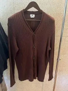 DRIES VAN NOTEN ベルギー製 コットン リブ カーディガン Mのサムネイル