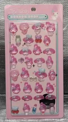 新品未使用　立体シール　ぷっくりシール　ボンボンドロップ　マイメロディ