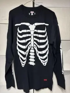 Supreme Hanes 骨 サーマル　ブラック　L