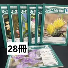 ショウワノート ジャポニカ学習帳 算数 社会 全科目ノート 連絡帳 28冊のサムネイル