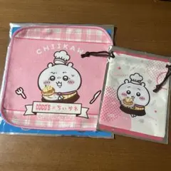ちいかわ ココス ハンカチ 巾着 ちいかわ