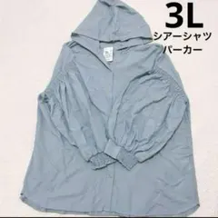 シアーシャツ　パーカー　3L UV