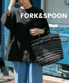 FORK&SPOON　リネン混ショートスリーブプルオーバー