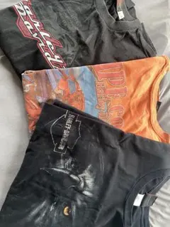 古着 Harley-Davidson Tシャツ 3点セット