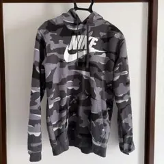 NIKE ナイキ カモフラ柄 上下セットアップ　パーカー グレー Mサイズ