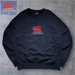 00s Canterbury スウェット ロゴ 黒 XL ヴィンテージのサムネイル