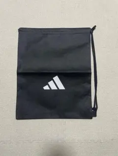 Adidas 黒 靴入れ 巾着バッグSサイズ