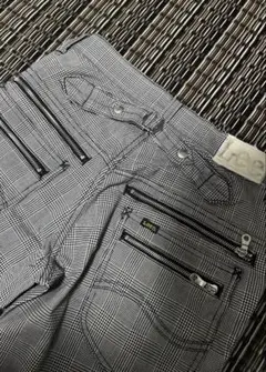 アーカイブ Lee シンチバック デザインデニム グレンチェック ジーンズ L