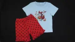 【4月30日まで限定お値下げ！】てんとう虫プリントTシャツとショートパンツセット