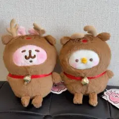 カナヘイの小動物 ピスケとうさぎ 虎 チーター着ぐるみ ぬいぐるみ 2点セット カナヘイの小動物 ピスケとうさぎ 虎 チーター着ぐるみ ぬいぐるみ 2点