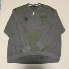 グレー ジップアップ ジャンパー Mサイズ ごんちゃんさん専用