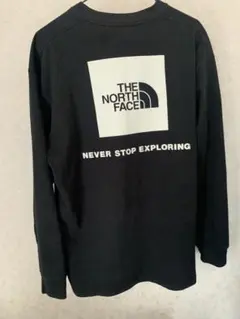 THE NORTH FACE Msize 長袖カットソー ワンポイントロゴ 黒