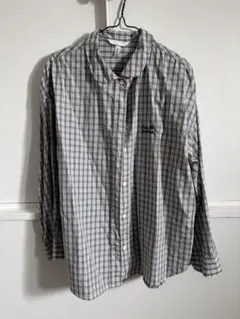 2000円　h&m 森ガール　コア　丸襟　ブラウス　L