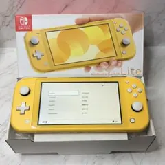箱付き NintendoSwitch Lite 充電器 本体イエロー - メルカリ