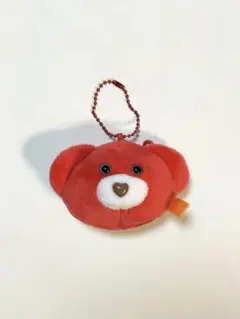 mojojojo　フェイスポーチBC　くま 赤色　②