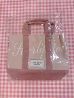 herlipto Canvas Mini Tote トートバッグ ピンク - メルカリ