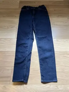 美品★ユニクロUNIQLO★ウルトラストレッチジーンズ★ファスナー付★150cm