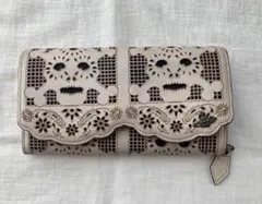 【希少】ヴィヴィアンウエストウッド 長財布　スカルデザイン 白　廃盤