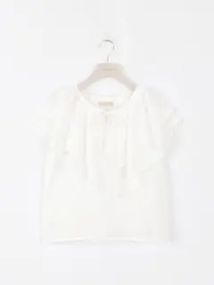 ★美品★ AnMILLE ダブルフリルボリュームブラウス ★のサムネイル