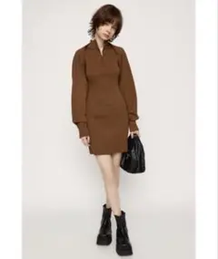 【SLY】ジップアップ ポーリー 2ピース ショートワンピース