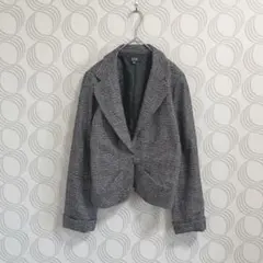 C.P.A♡ツイード テーラードジャケット フロントギャザー 9AR