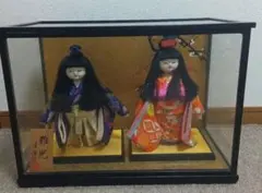日本人形 嵯峨野 ガラスケース入り 舞妓 - メルカリ