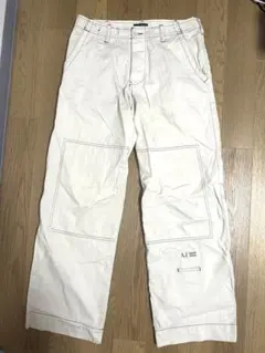 ARMANI JEANS コントラストステッチ ワークパンツ　archive