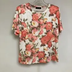 MAJOLICA 花柄 半袖 カットソー　Mサイズ