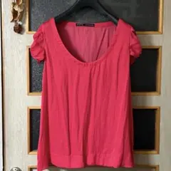 ZARA BASIC ピンク ブラウス