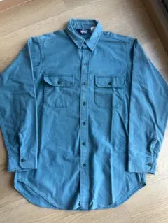 70s 80s Woolrich コットンシャツ USA製