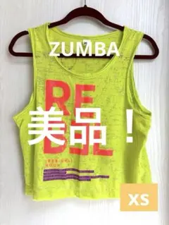 正規品　ZUMBA　イエロータンクトップXS
