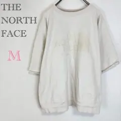♦︎ザノースフェース【M】半袖Tシャツ　カットソー　ビッグロゴプリント　日本製