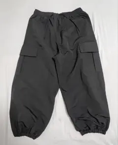 ブラック カーゴジョガーパンツ メンズ M 黒