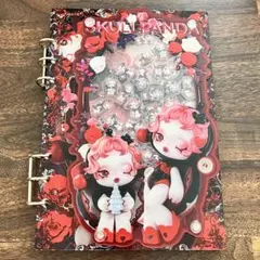 スカルパンダ シャカシャカノート シール帳 A6 透明カバー付き - メルカリ