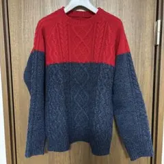 uniform experiment バイカラーニット (サイズ2)