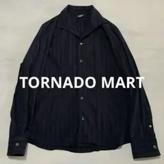 00s archive TORNADO MART ストライプシャツ　ジャケット