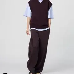 UNIQLO C ワイン　スウェットワイドパンツ S