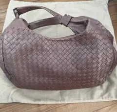 ボッテガヴェネタ イントレチャート ハンドバッグ カンパーナ　ブラウン系