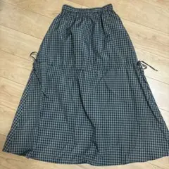 terawear emu てらさん　ロングスカート チェック