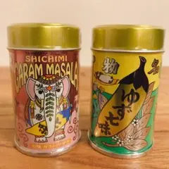 Suicaペンギン 八幡屋磯五郎 ゆず七味 ガラムマサラ 長野限定 2缶セットのサムネイル