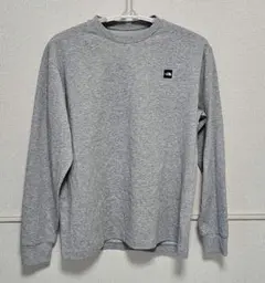 ​【美品】THE NORTH FACE ロングT L グレー