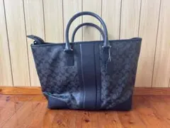 COACH シグネチャー トートバッグ ブラックのサムネイル