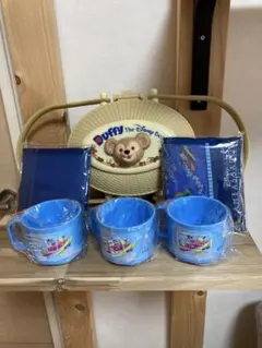 Disney ダッフィーポップコーンバケット&アンバサダー　エコバッグ　コップ