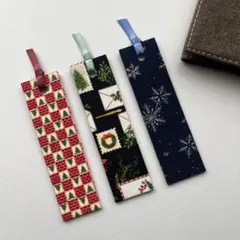しおり ブックマーク 3本セット ハンドメイド 【クリスマス】