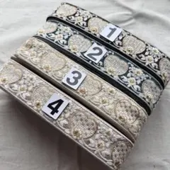 インド刺繍リボン(50cm単位での計り売り)