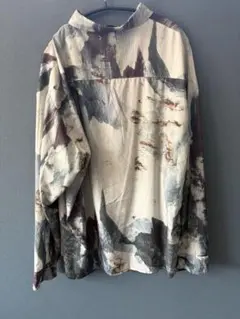 総柄 長袖シャツ アートデザイン