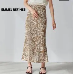 EMMEL REFINES EM コードシシュウ レース スカート 刺繍のサムネイル