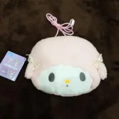 値下げ！マイメロディ リボンフェイスポシェット