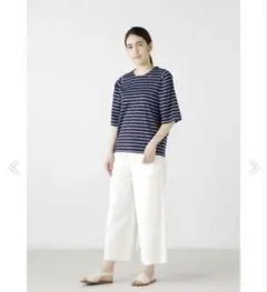 HUMAN WOMAN CHEVAL 半袖ボーダーTシャツのサムネイル